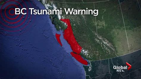tsunami warning today canada